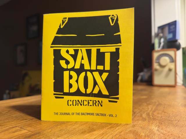 Saltbox Concern - The Journal of the Baltimore Saltbox - Vol. 2 is done! Join us at on Saturday, March 21st, 6-8pm for the debut at Atomic Books’ Baltozine Fest along with new issues of Hungover Gourmet and Kinema. 

@maxgrobinson13 
@hungovergourmet 
@atomicbooksbaltimore 

#baltimoresaltbox #saltboxconcern #saltbox #baltimore
